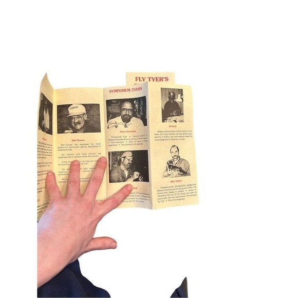 Vintage 1990 Fly Tyer's Symposium Brochure Seven Springs Resort‎ - Picture 4 of 4